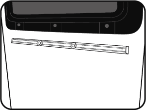 mounting approach shelf track to box blind